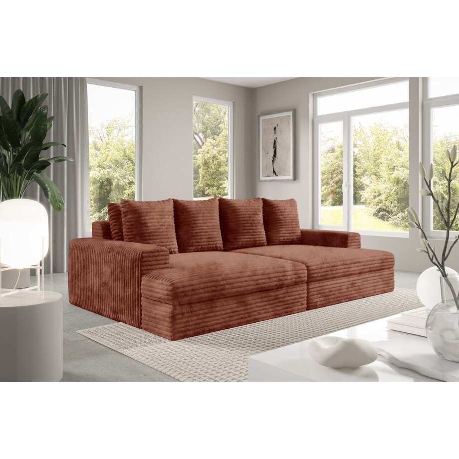 Sofa CALDO TILIA o wysokim komforcie Kolor: TILIA 52