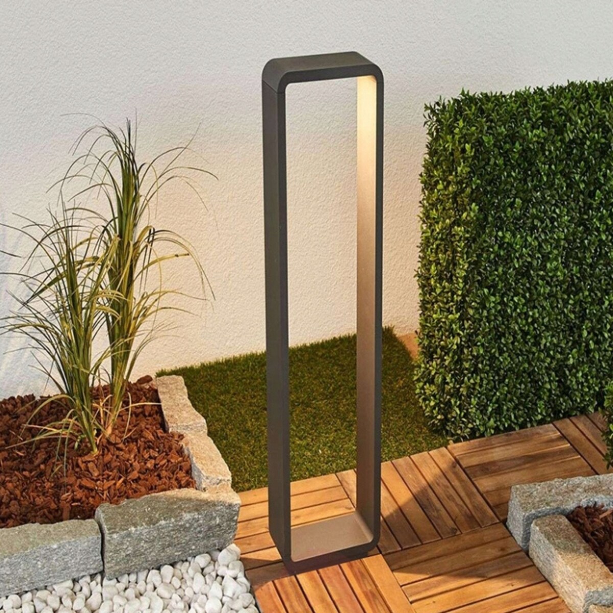 Lampa zewnętrzna stojąca LED Bento 6743 8W 4000-4500K IP44 czarna, SuperLED