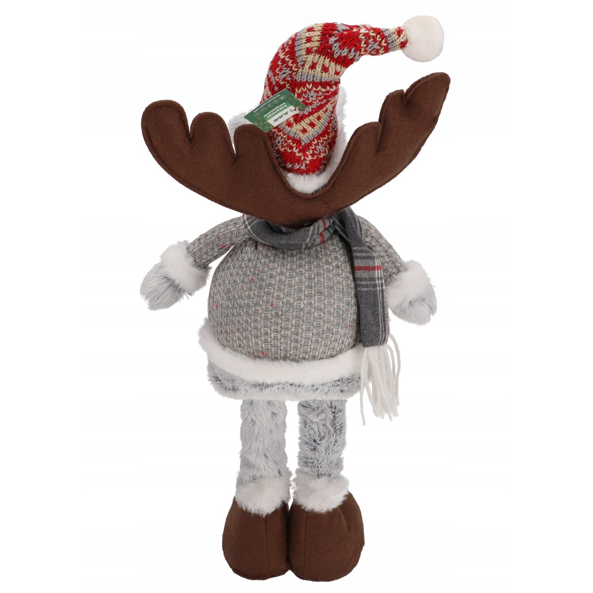 RENIFER świąteczny DUŻY dekoracja świąteczna ŁOŚ