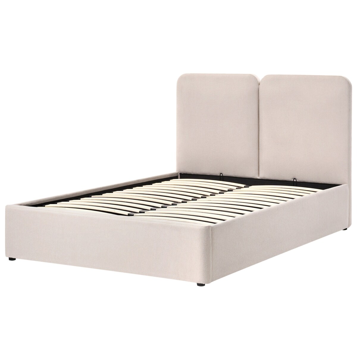 Łóżko z pojemnikiem ARBOIS 140 x 200 cm Beżowy