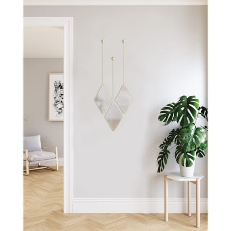 UMBRA lustra DIMA DIAMOND złote