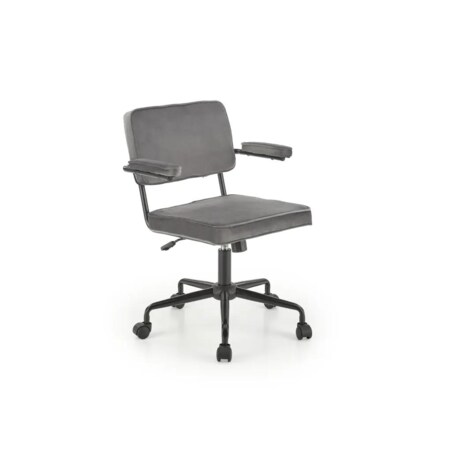 Fotel biurowy FIDEL VELVET szary