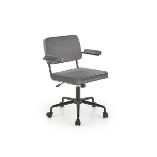 Fotel biurowy FIDEL VELVET szary
