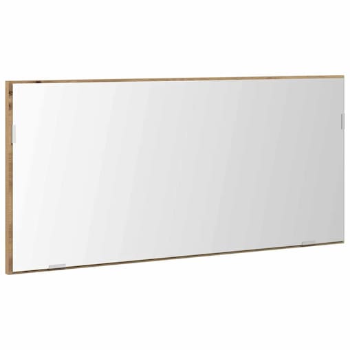 vidaXL Lustro łazienkowe Z lustrem dąb artisan 80 x 8.5 x 37 cm