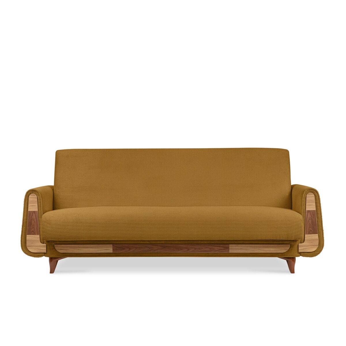 KONSIMO GUSTAVO II Sofa 3-osobowa, kolor żółty