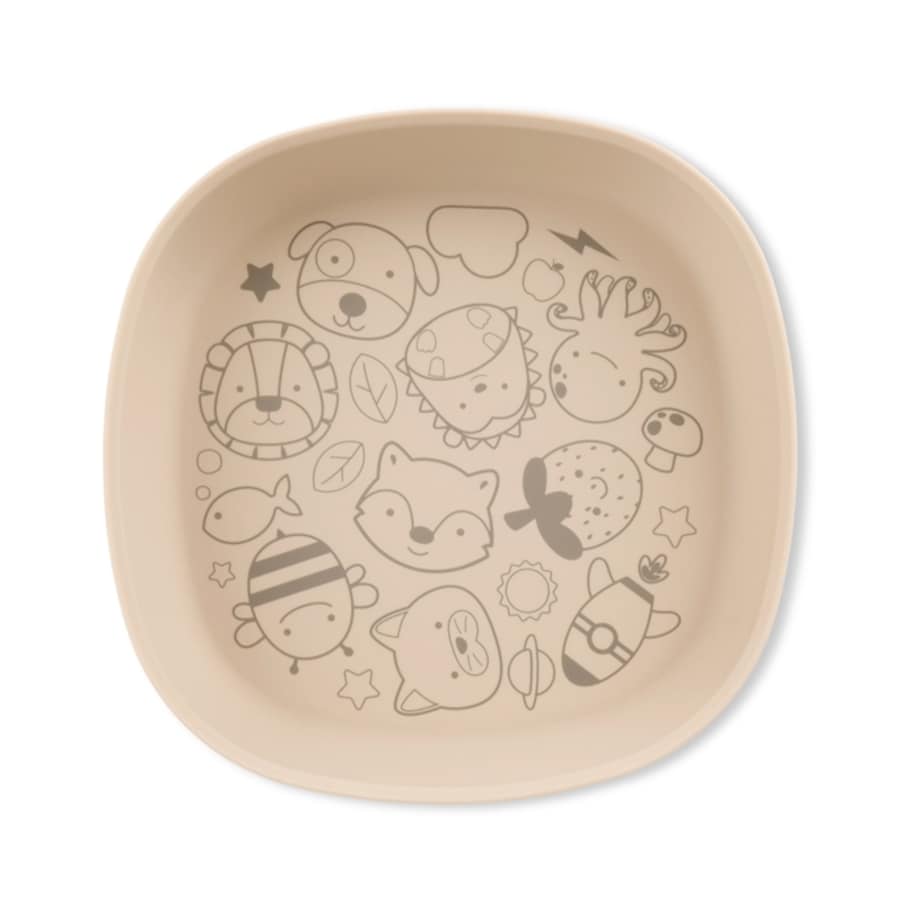 Skip Hop Talerzyk dla Dziecka Silikonowy Squad Oat