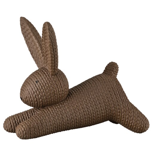 Rabbits - Zając porcelanowy brązowy 12 cm