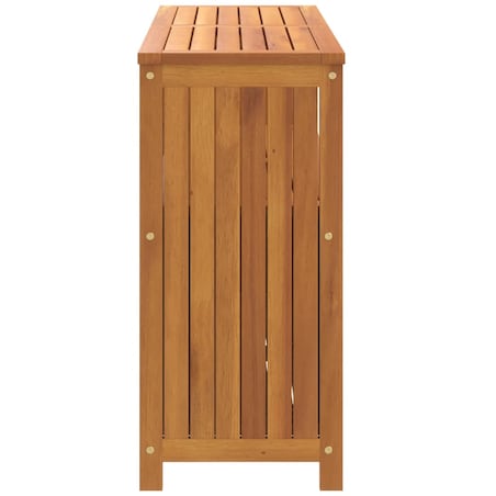 vidaXL Ogrodowy stolik konsolowy, 110x35x75 cm, lite drewno akacjowe
