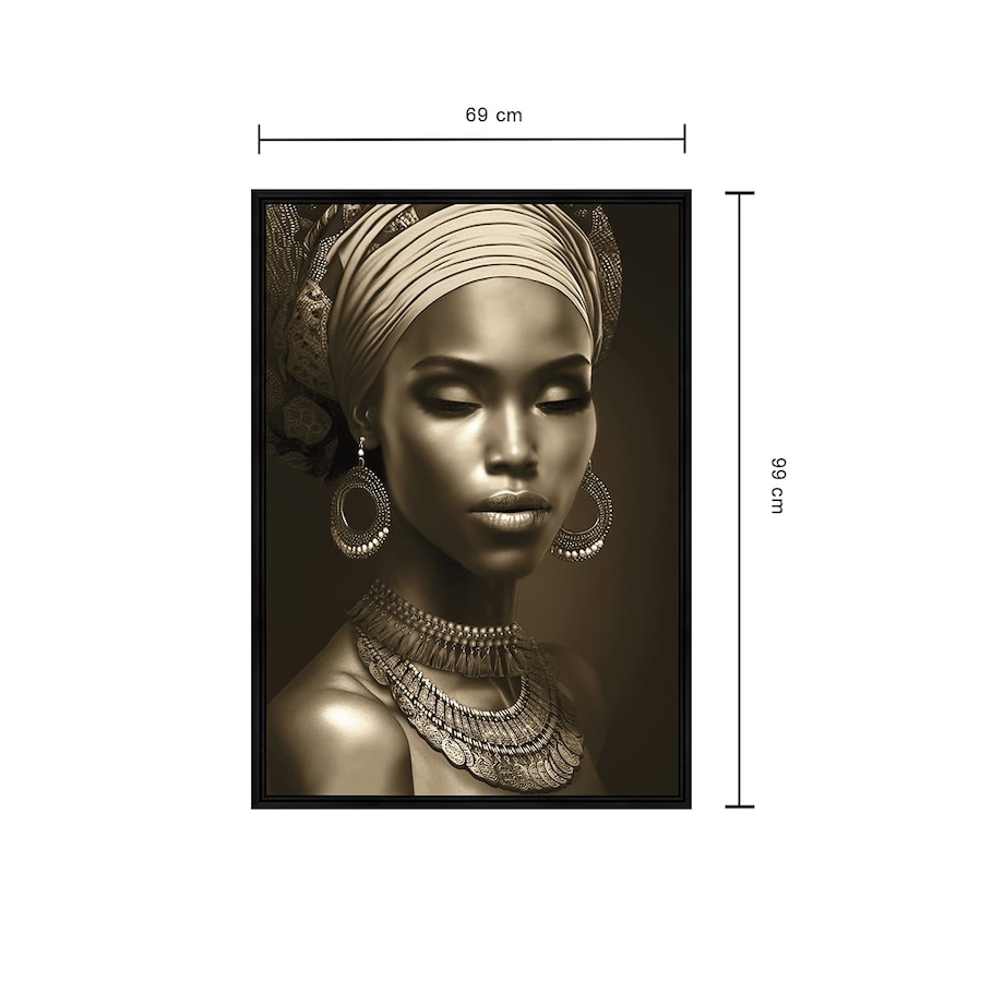 Duży obraz Afrykańska kobieta