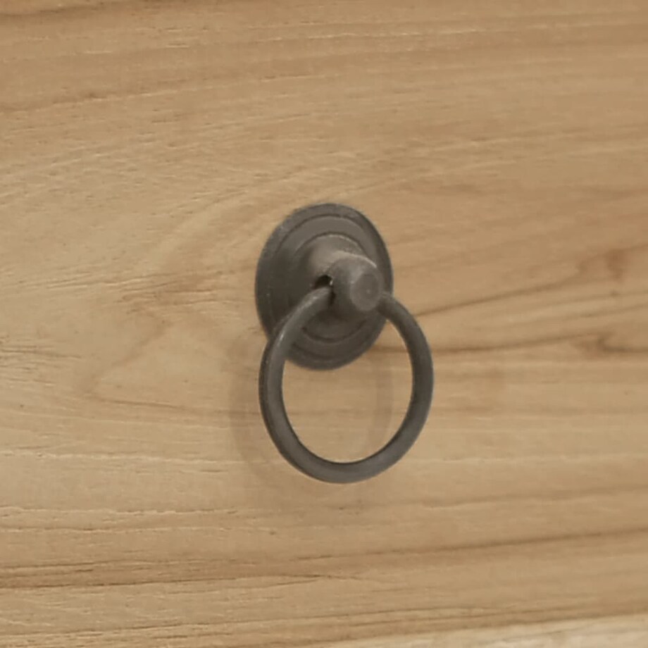 vidaXL Komoda, 30x30x90 cm, lite drewno tekowe