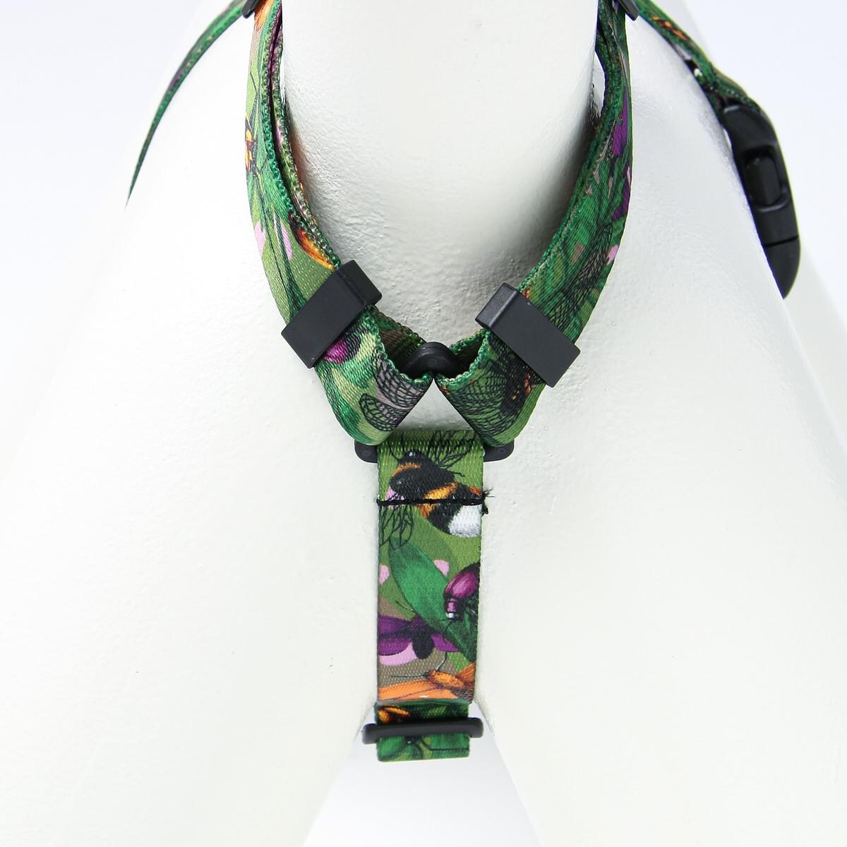 Szelki dla psa lub kota typu guard "Bug off" - Szerokość taśmy: 15mm, Rozmiar: XS