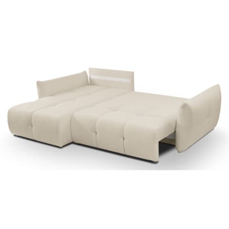 Narożnik z funkcją spania do salonu BOSE, lewostronny, ecru