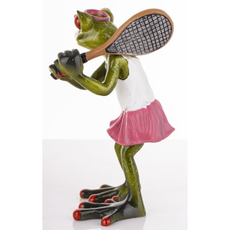 Figurka - żabka 15x9x9,5 cm FROGG tenisistka