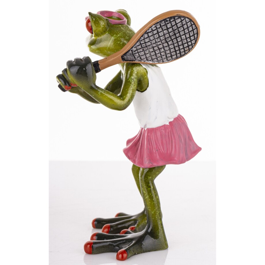 Figurka - żabka 15x9x9,5 cm FROGG tenisistka