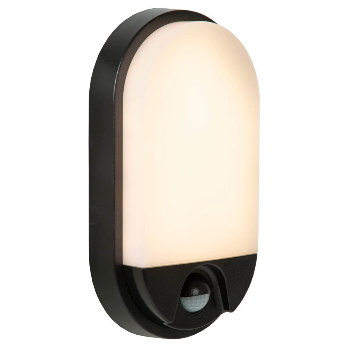 Zewnętrzny kinkiet z czujnikiem Hups 22864/10/30 Lucide IP54 LED 10W 3000K czarny