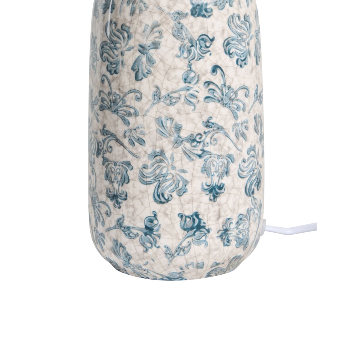 Lampa stołowa LEMPA Ceramika Biały/ niebieski