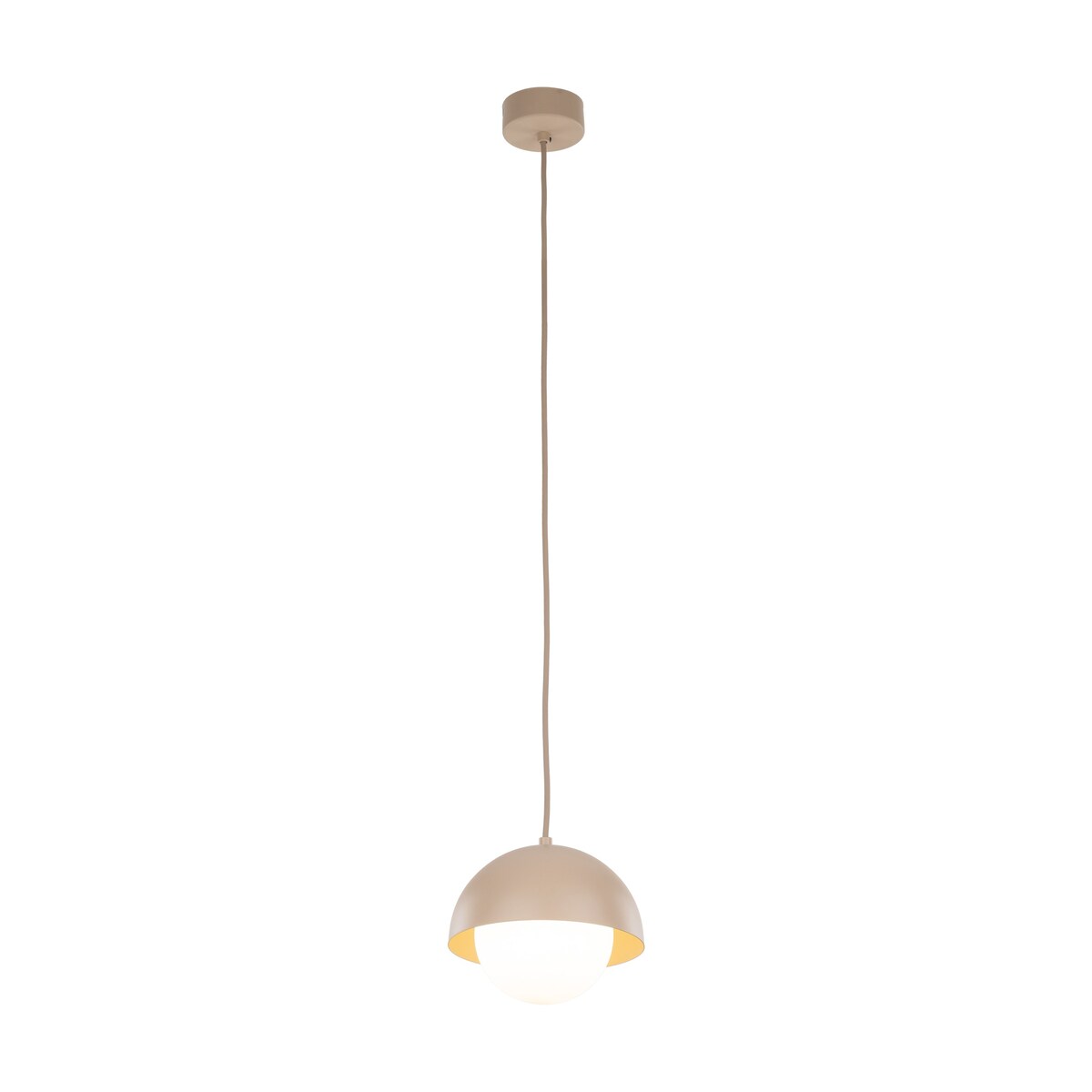 Lampa wisząca TK Lighting BONO SABIA 10644 beżowa G9 LED regulowana wysokość do salonu i jadalni