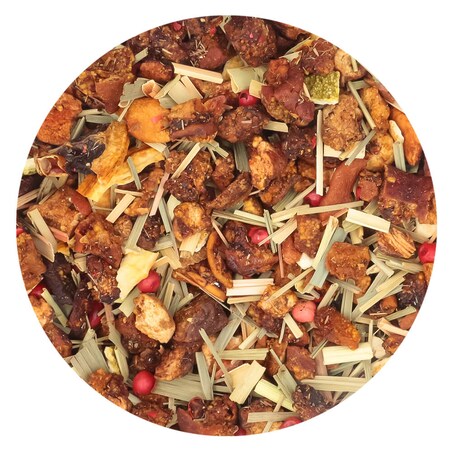 Herbata owocowa CYTRUSOWA GRUSZKA o smaku orzeźwiających cytrusów PREMIUM - herbata liściasta sypana mieszanka napar susz - gotowa na prezent upominek