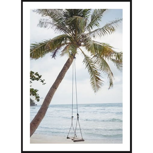 Poster Story, Plakat, Obraz - Huśtawka na Palmie w Tajlandii, wymiary 50 x 70 cm