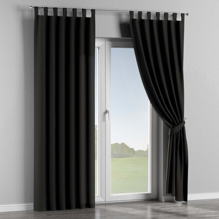 Zasłona na szelkach 1 szt. 130x245 shadow grey (grafitowy)