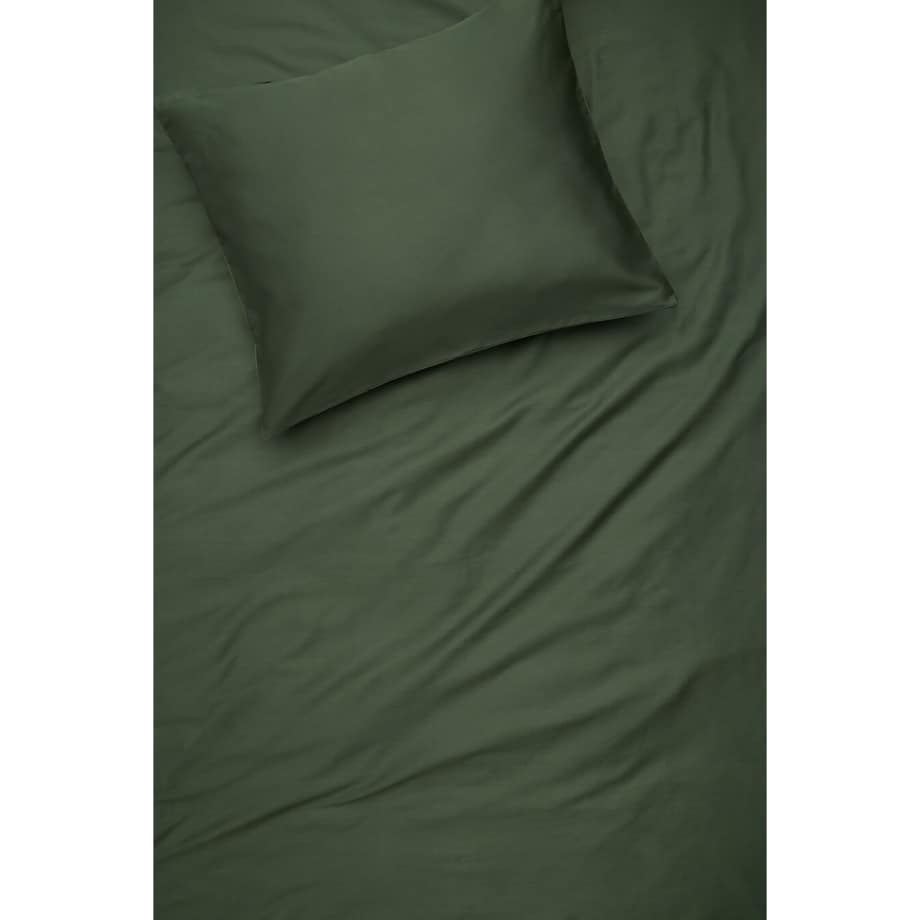 Poszewka satynowa forest green 50 x 70 cm