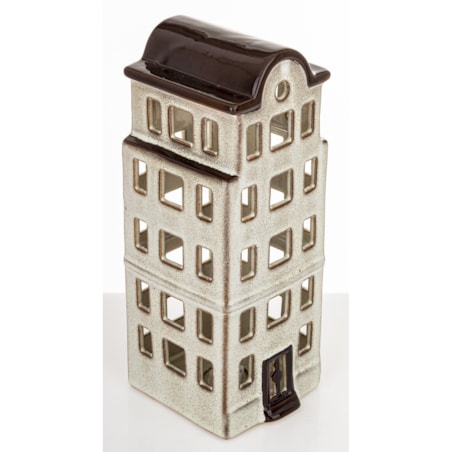 Domek kamienica LED 26x10x11 cm BALAY brązowy