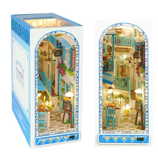 Miniaturowy domek Book Nook - Morska Bryza