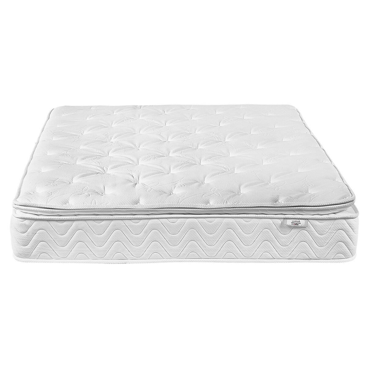 Materac kieszeniowy memory foam zdejmowny pokrowiec 160 x 200 cm średnio twardy LUXUS