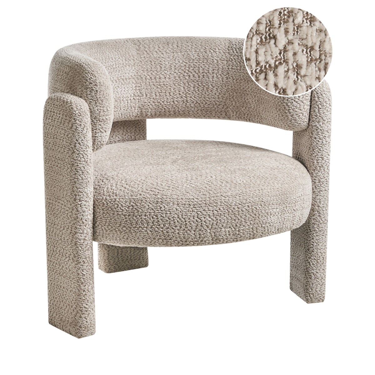 Fotel BUREA Szenil Jasnobeżowy