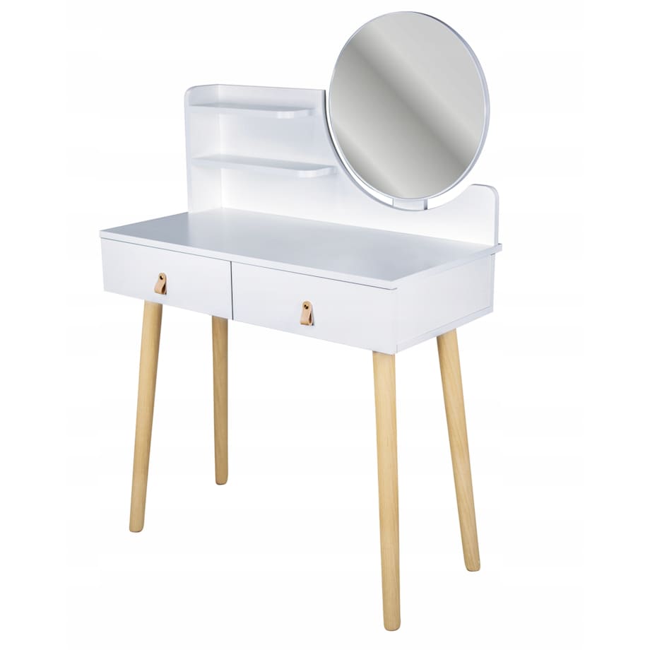 Toaletka z lustrem SCANDI kosmetyczna skandynawska