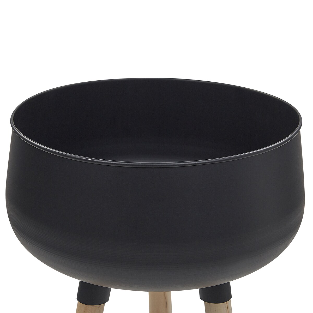 Donica na nóżkach AGROS 30 cm Czarny Metal
