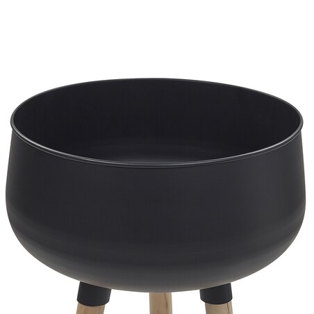 Donica na nóżkach AGROS 30 cm Czarny Metal