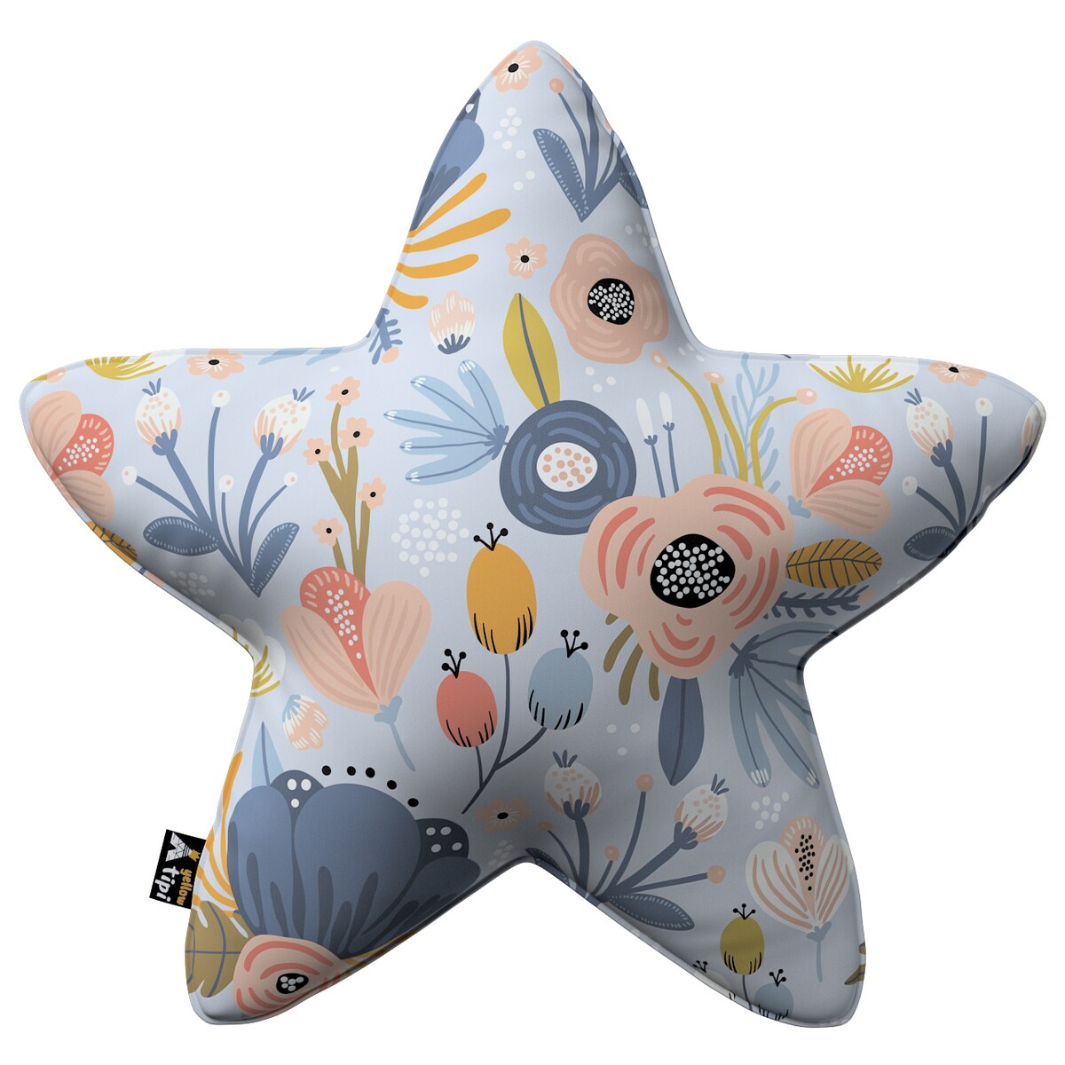 Poduszka Lucky Star, niebieski, 52x15x52cm, Magic Collection