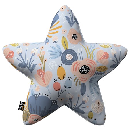 Poduszka Lucky Star, niebieski, 52x15x52cm, Magic Collection