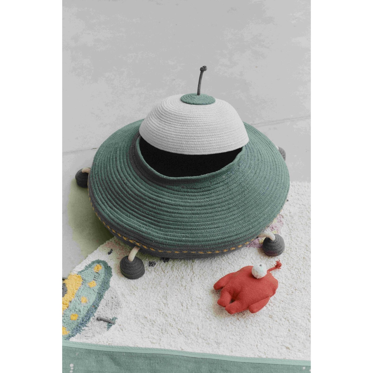 Kosz dekoracyjny UFO, "Mom, I want to be an astronaut" Lorena Canals