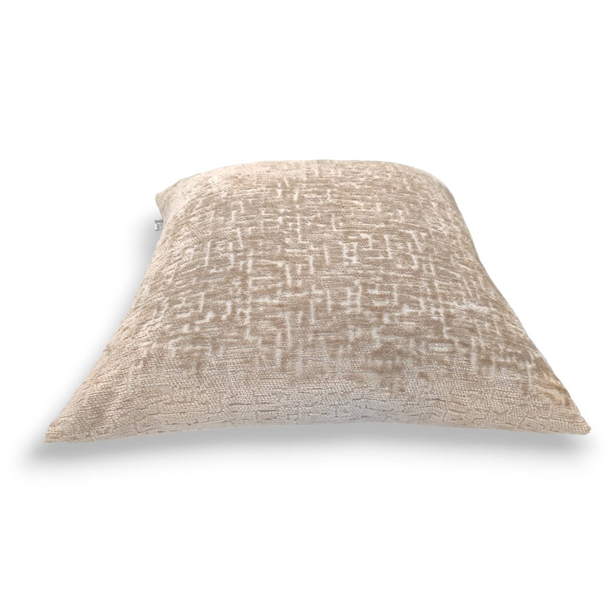 Duża beżowa poduszka 50x50 Bess