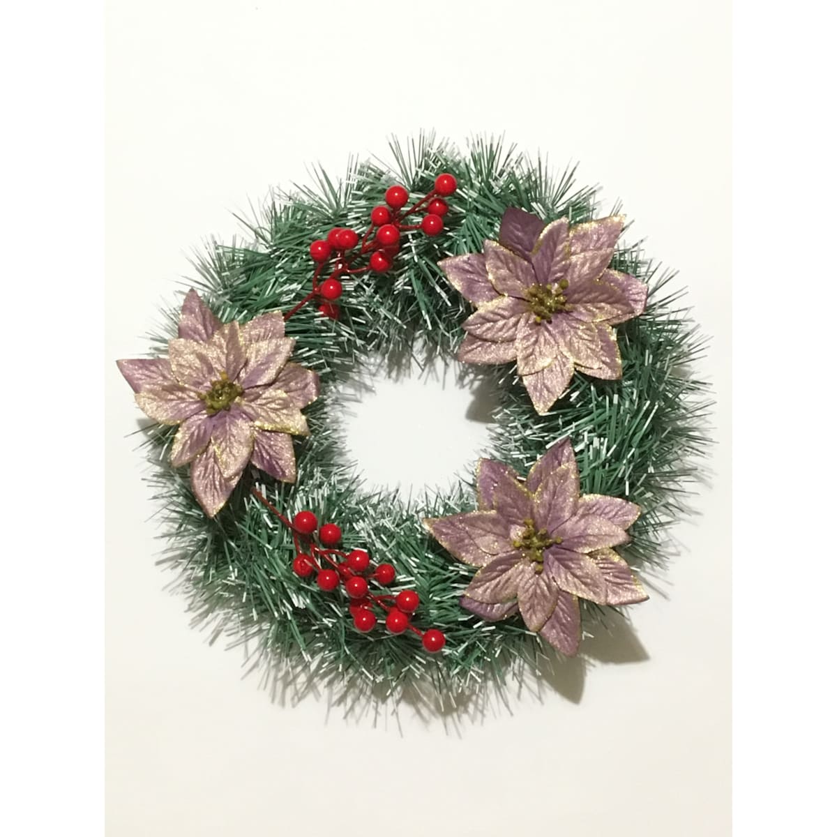 WIANEK NA DRZWI STÓŁ gotowy stroik gwiazda świąteczny udekorowany sztuczny