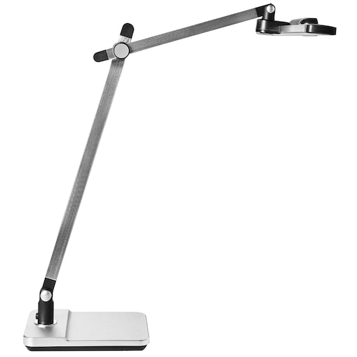 Lampa biurkowa LED SERPENS Ze ściemniaczem Srebrny