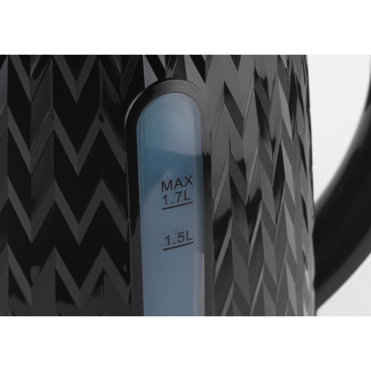 Czajnik czarny elektryczny 2200 W CHEVRON, 1,7 l