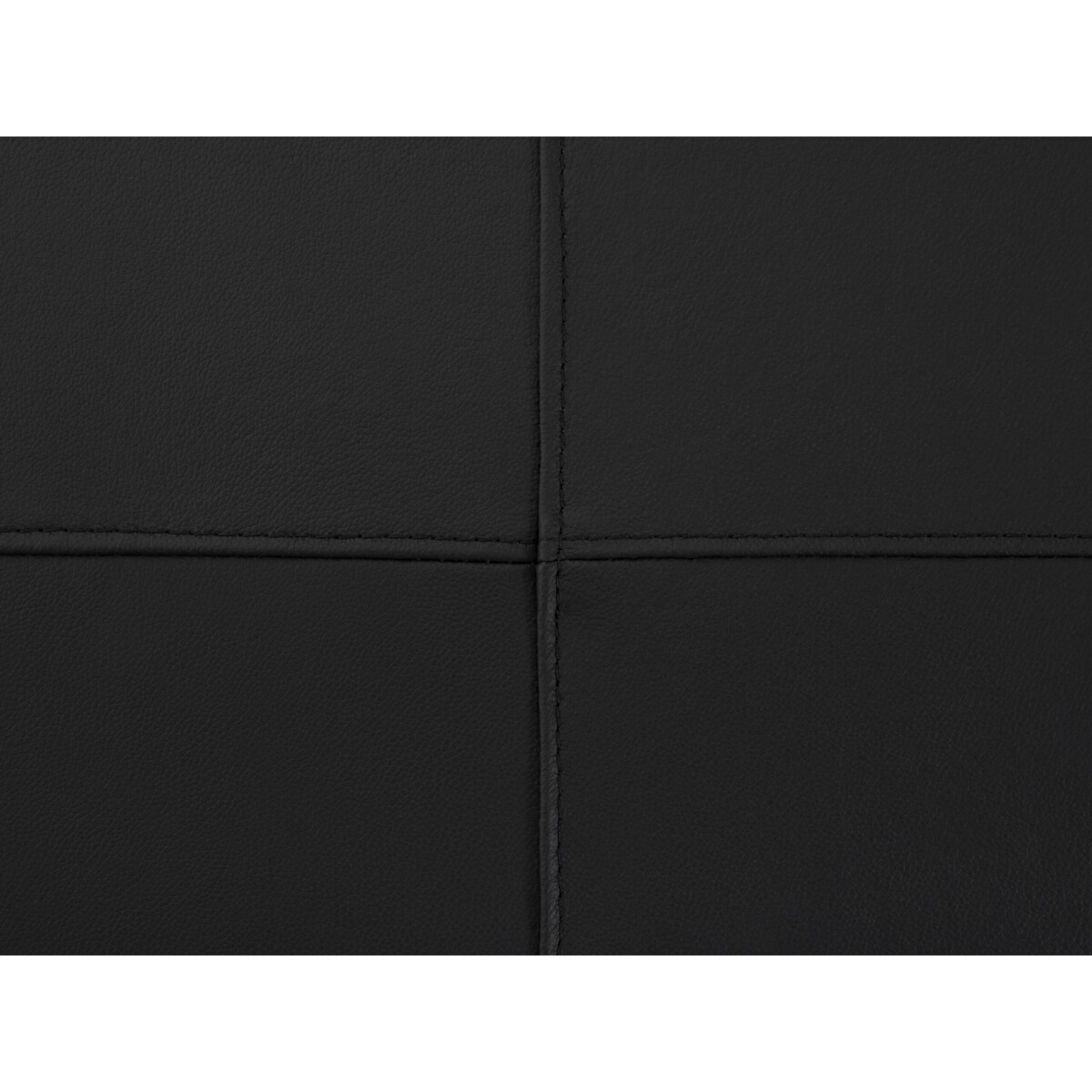 Otomana skórzana czarna OSLO