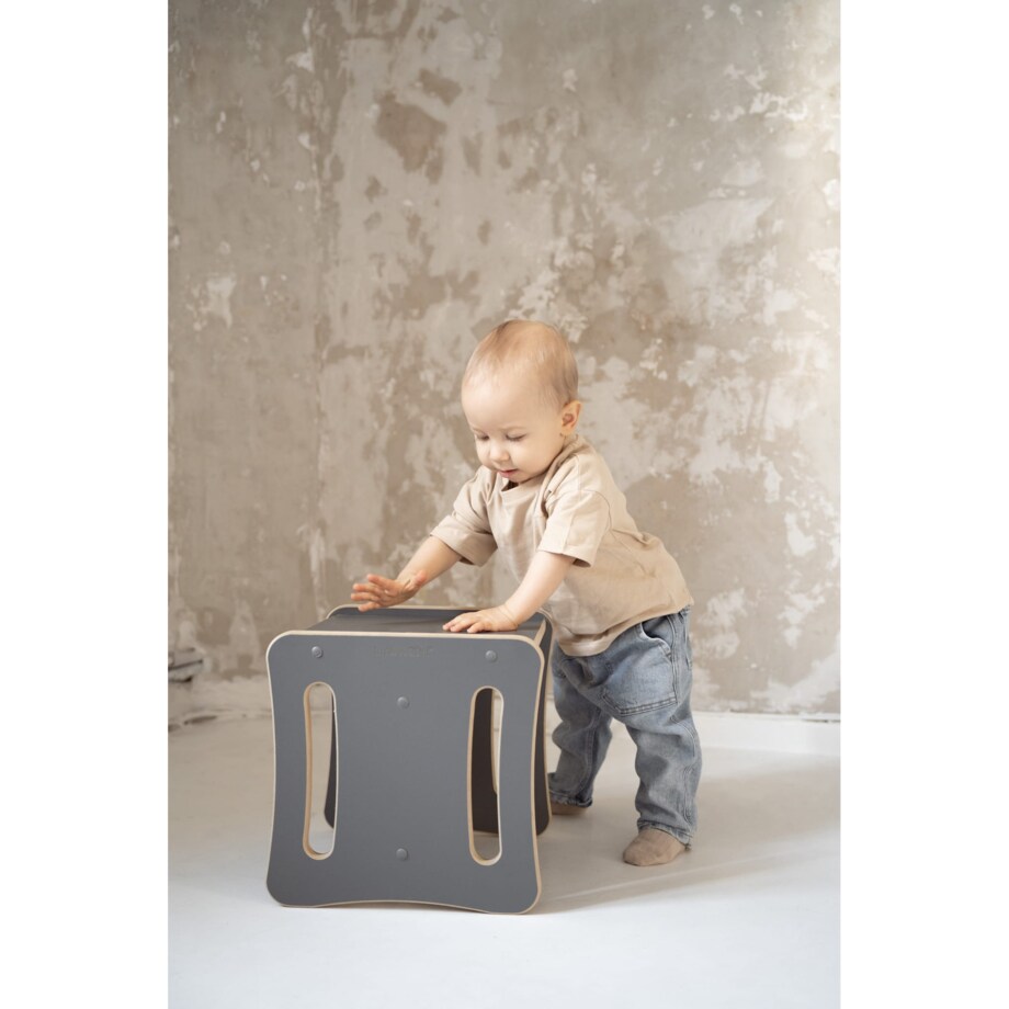 Krzesełko / stolik 2w1 SMALLY - szary