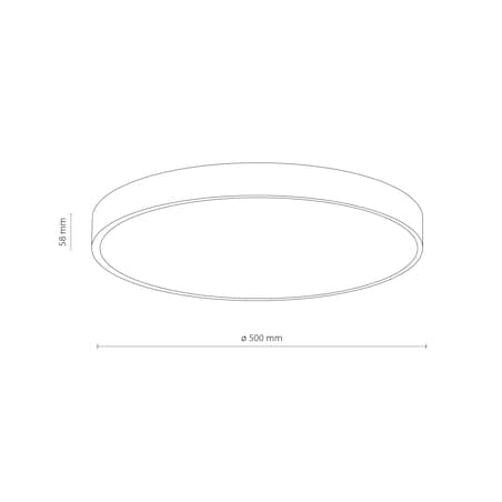 Lampa Sufitowa Łazienkowa Tk Lighting Velis Biały Plafon Led 40W Ip54 Zmienna Barwa, Ściemniany