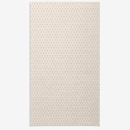 Obrus świąteczny - Laski cukrowe- beż 140x240 cm