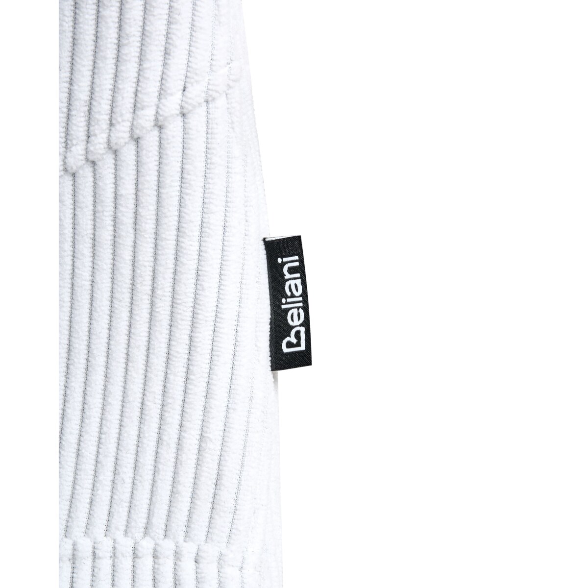 Zestaw 2 krzeseł do jadalni HILDEN Sztruks Biały