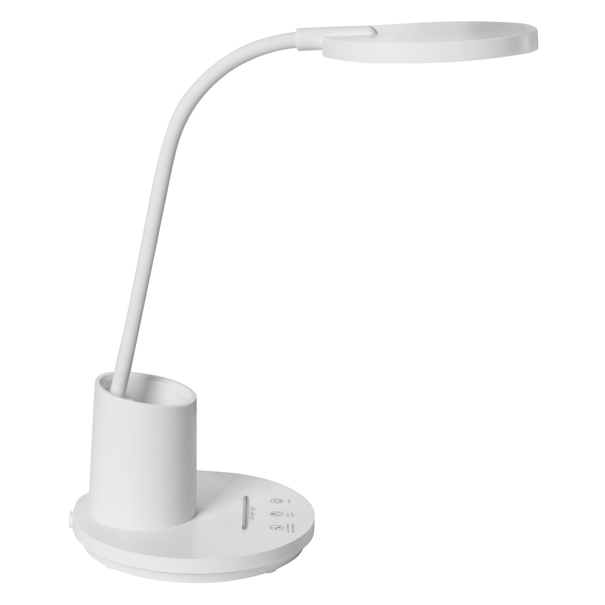 Lampa biurkowa LED VELA Ze ściemniaczem Biały