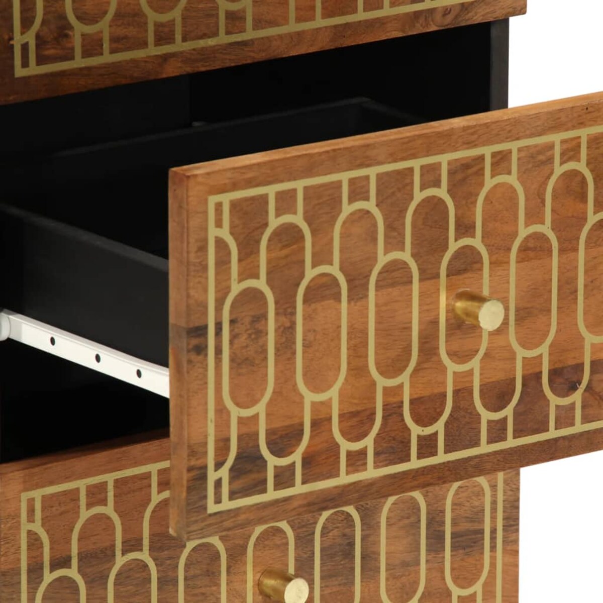 vidaXL Szafka, 40x33x75 cm, lite drewno mango