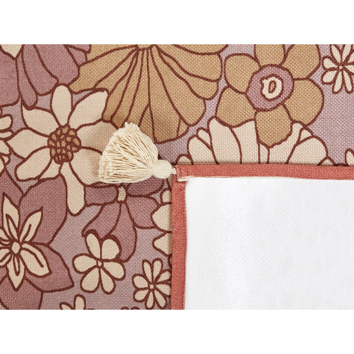 Koc piknikowy LASHARI 200 x 200 cm Brzoskwiniowy