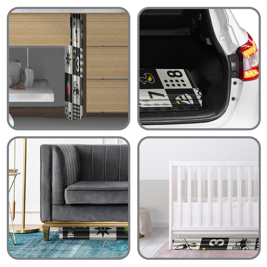 Mata piankowa edukacyjna składana dla dzieci duża 180x200 pianka xpe Nukido