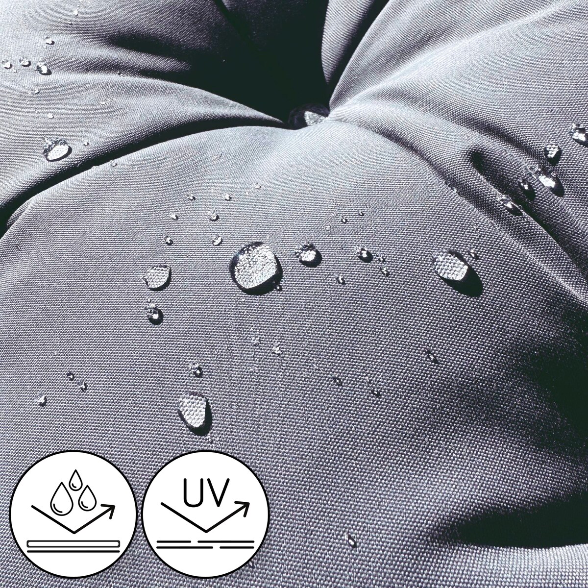 Poduszki na meble ogrodowe UV odporne, 100x60x50 cm, Beż