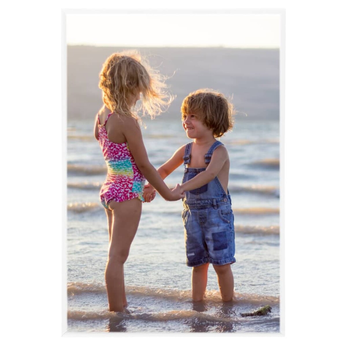 vidaXL Ramki na zdjęcia, 3 szt., ścienne lub stojące, 21x29,7 cm, MDF